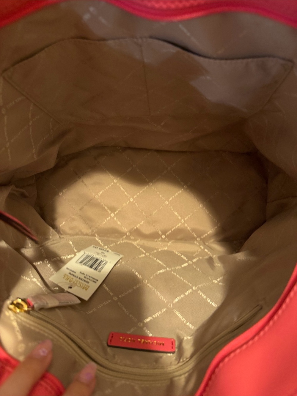 Michael Kors Morgan Signature Large Center Stripe Tote Bag - Picture 3 of 5